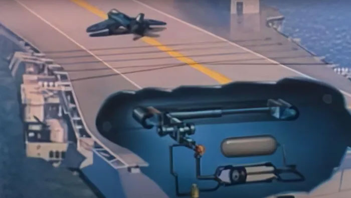 Dây cáp hãm và hệ thống cáp kéo phải được kiểm tra kỹ lại, điều chỉnh lại độ căng của sợi cáp sau mỗi lần hạ của từng máy bay