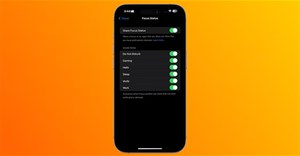 Cách chia sẻ trạng thái tập trung trên iPhone
