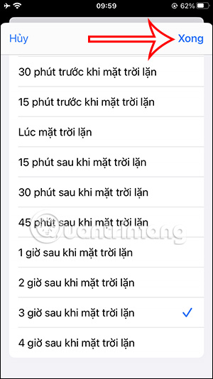 Thời gian tự động tắt màn hình xám iPhone