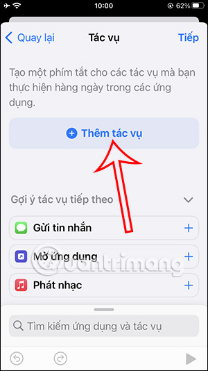 Thêm tác vụ