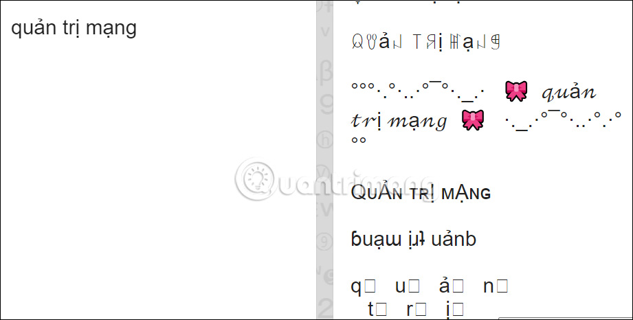 Viết tin nhắn nghệ thuật WhatsApp online