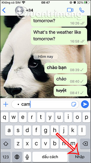 Tạo danh sách trong WhatsApp