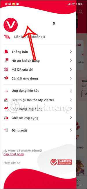 Tên tài khoản My Viettel