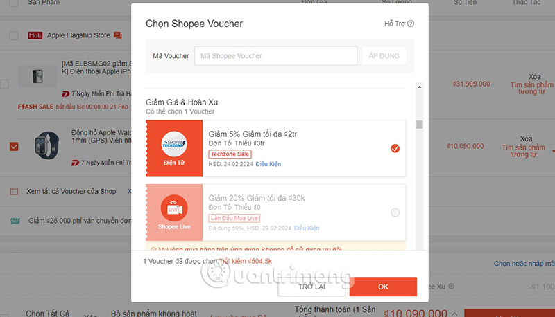 mã giảm giá shopee mới nhất