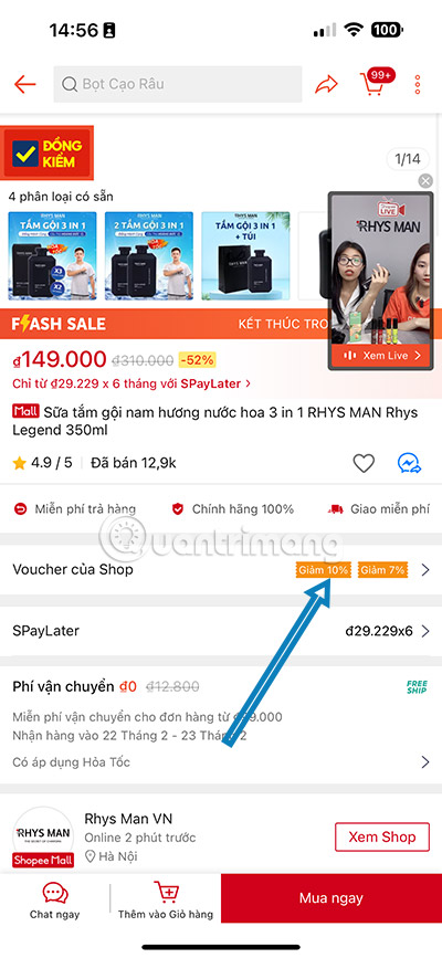 cac ma giam gia shopee moi nhat