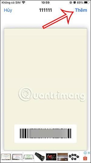 Lưu thẻ vào Apple Wallet