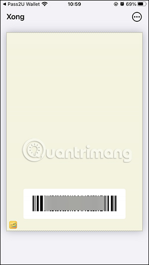 Truy cập thẻ trong Apple Wallet