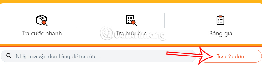 Tra cứu mã vận đơn Phương Trang