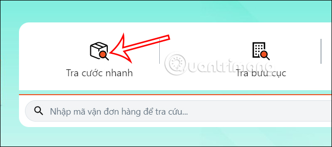 Tra cước nhanh vận chuyển Phương Trang