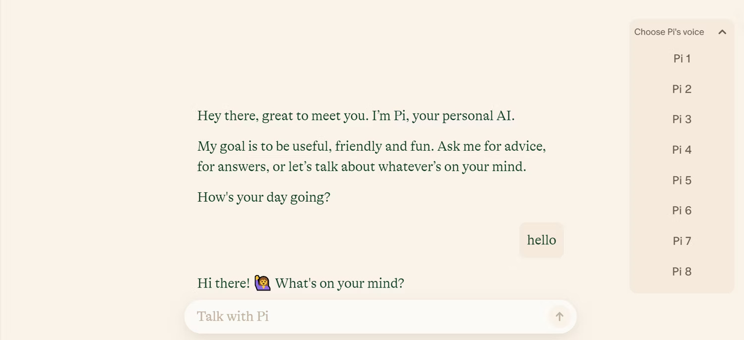 Chatbot PI AI