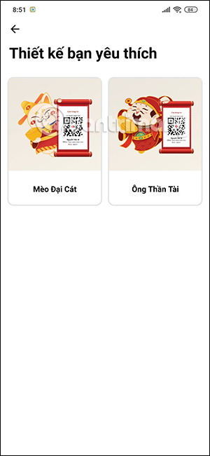 Chọn mã QR cho cửa hàng