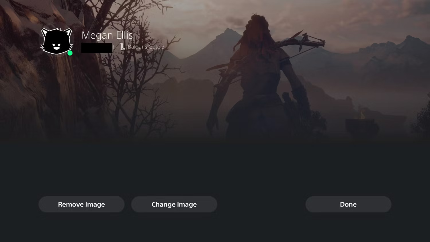 Thay đổi background profile trên PS5