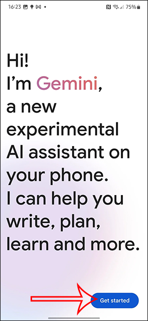 Dùng Gemini AI trên Androifd