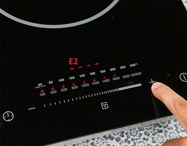 Mã lỗi E1 - bếp từ bị quá nhiệt