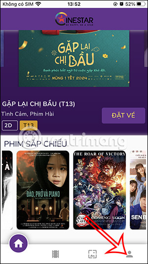 Tài khoản Cinestar