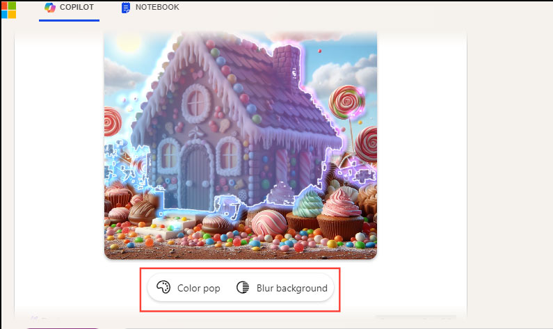 Tùy chọn chỉnh sửa hình ảnh trên Copilot