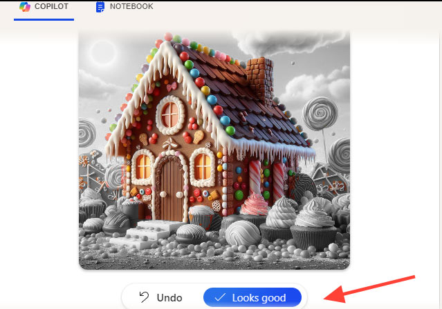 Lưu lại chỉnh sửa ảnh trên Copilot