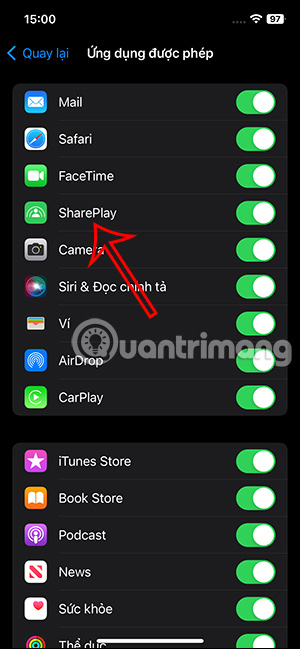 SharePlay trên iPhone