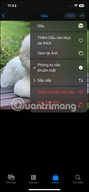 Tùy chỉnh album thú cưng