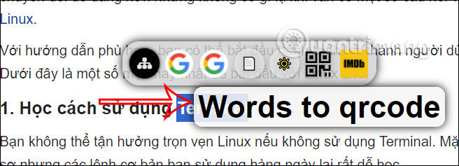 Tùy chọn công cụ tìm kiếm trên SearchJumper