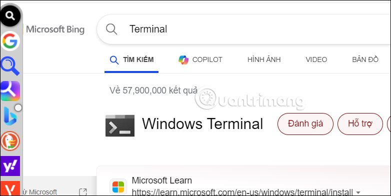 Tìm trên Google Search trên SearchJumper
