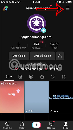 Tùy chỉnh TikTok