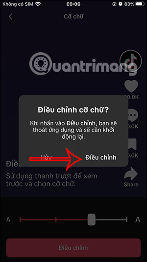 Khởi động lại TikTok