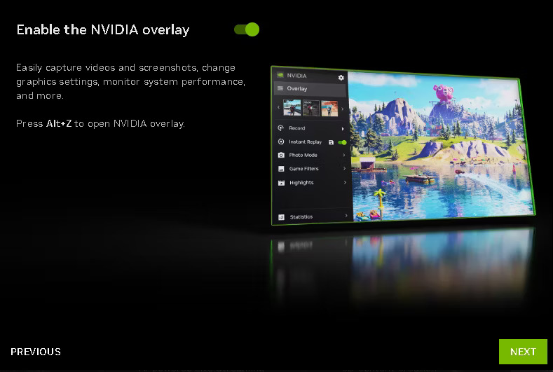 Nvidia overlay