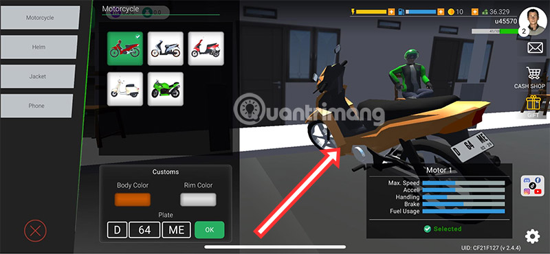 ojol the game doi mau xe