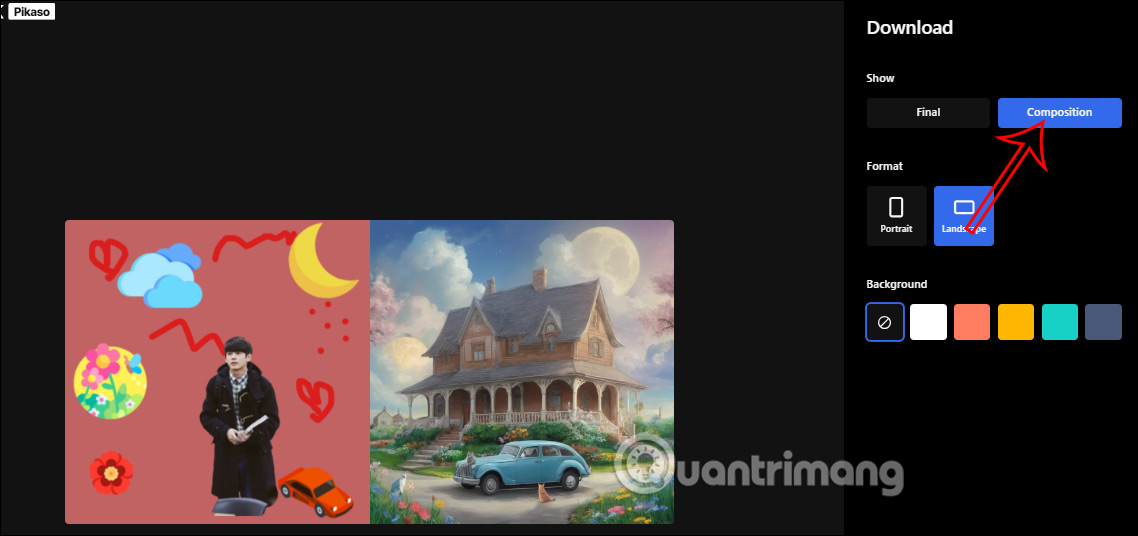 Tải ảnh so sánh tạo trên Freepik