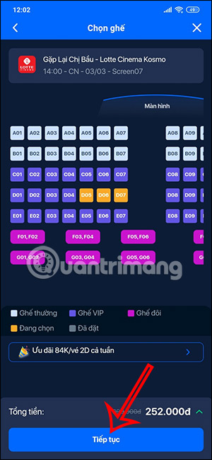 Ghế xem phim