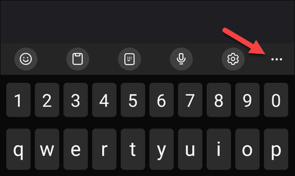 Chọn nút Keyboard size