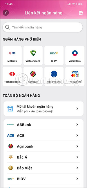 Thanh toán vé xem phim MoMo