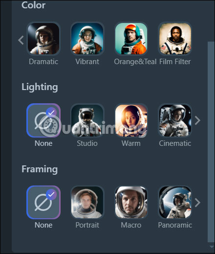 Kiểu tạo ảnh AI trên Freepik