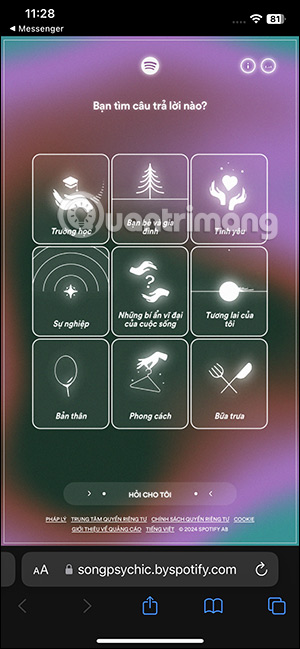 Lĩnh vực Chiếc nhạc tiên tri Spotify