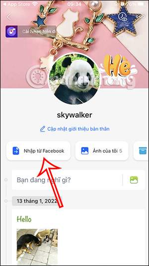 Chuyển bài đăng Facebook sang Zalo