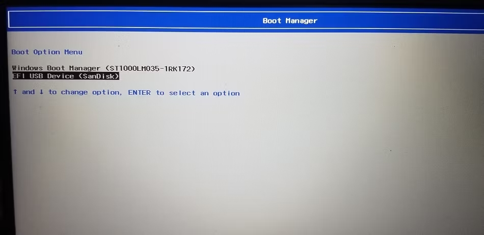 Khởi động Windows từ USB