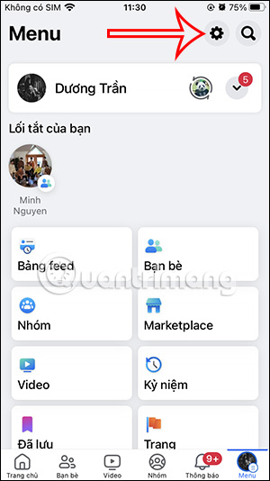 Cài đặt Facebook