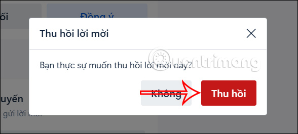 Hủy kết bạn Zalo đã gửi trên máy tính
