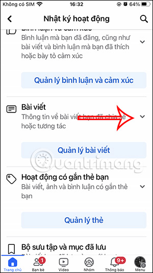 Bài viết trên Facebook