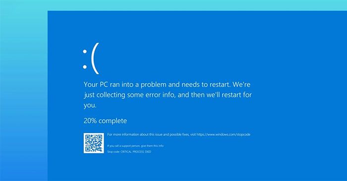 Lỗi màn hình xanh trên windows 11