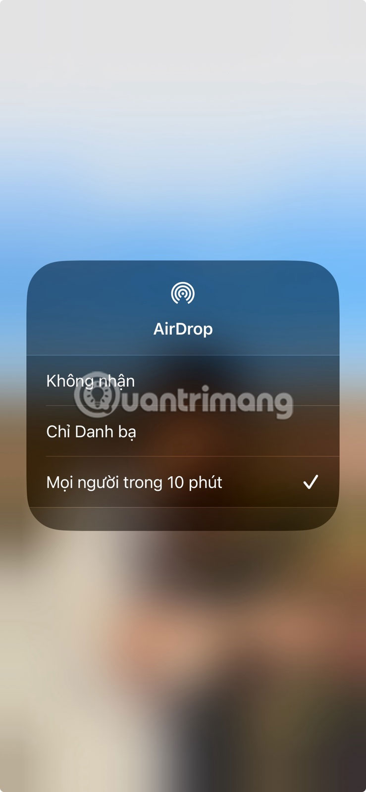 Chọn Mọi người trong 10 phút