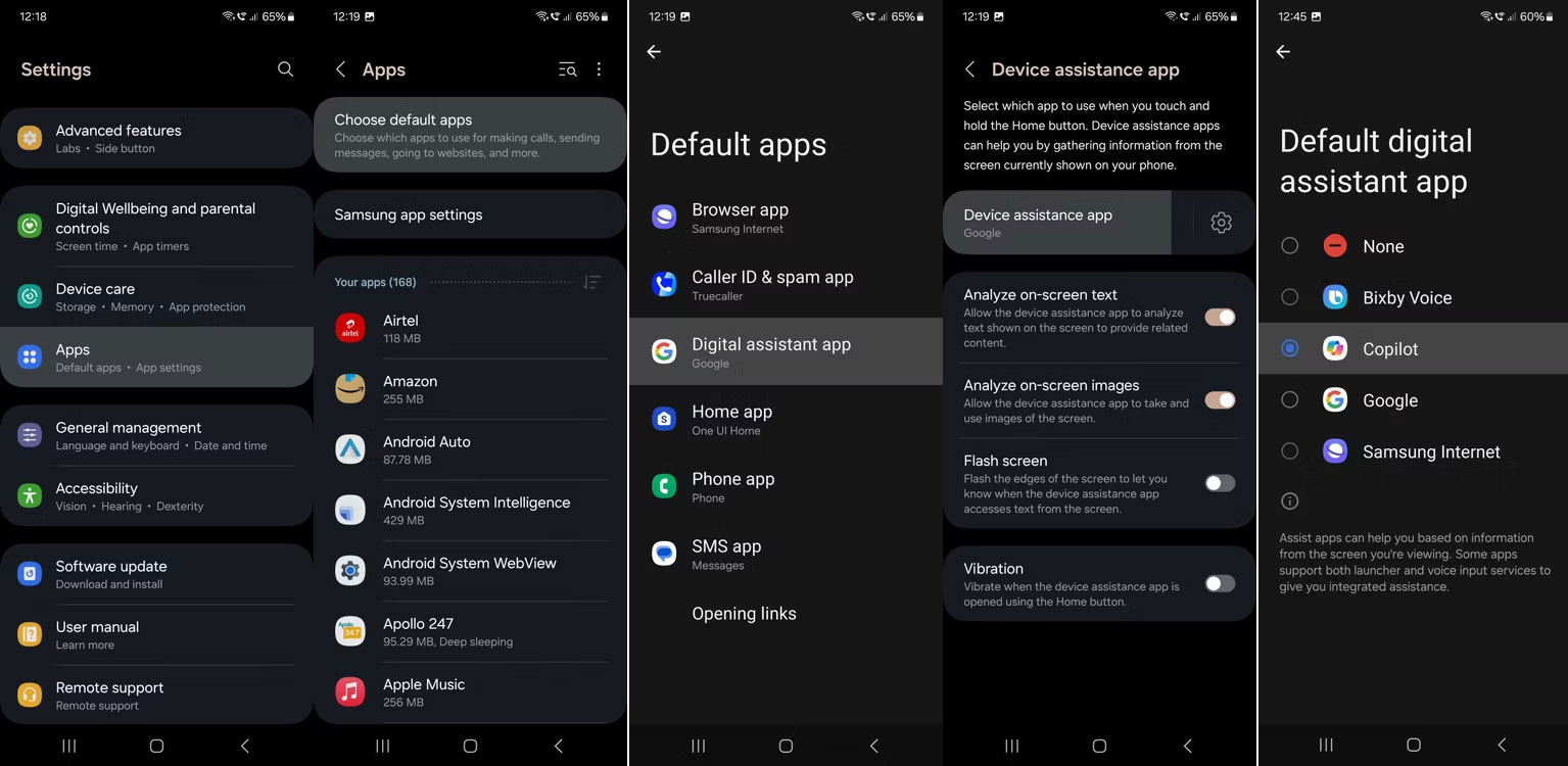 Đặt Microsoft Copilot làm trợ lý mặc định trên Android