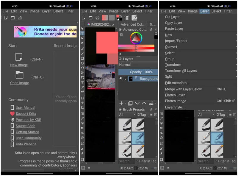 Ứng dụng Krita