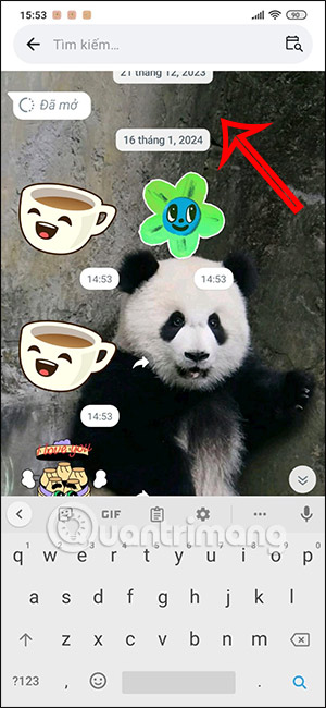 Hiện tin nhắn Whatsapp