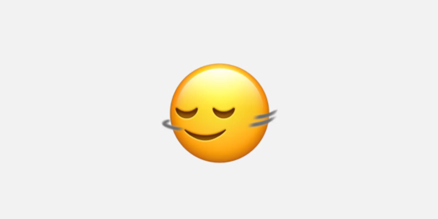 Emoji lắc đầu theo chiều ngang