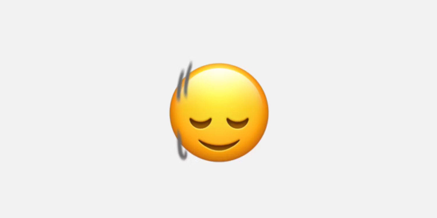Emoji lắc đầu theo chiều dọc