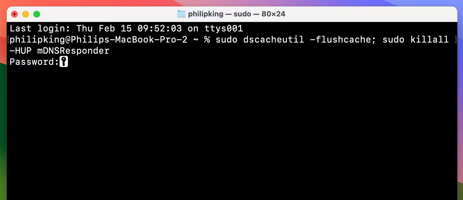 Cách xóa cache DNS trên máy Mac