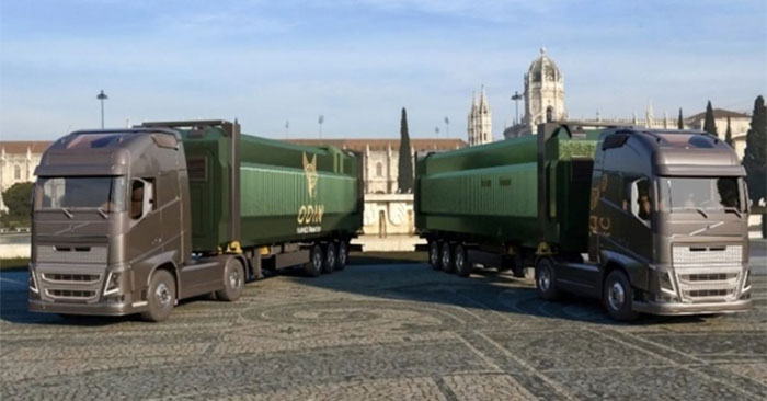 Lò phản ứng mini của Nano Nuclear Energy có thể đặt vừa trên xe container. Ảnh: Nano Nuclear Energy