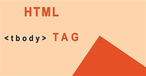 Thẻ HTML <tbody>